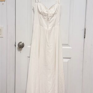 White Milkmaid Dress